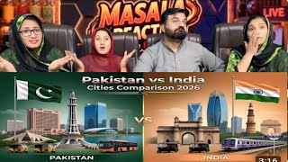 India vs Pakistan Top 10 Cities - Head to Head - GDP, Population || Pakistani Reaction 