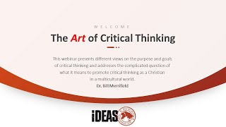 Famous The Art of Critical Thinking - Webinar Wealth
