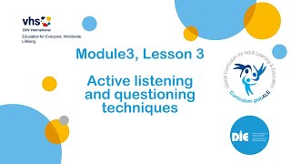 Curriculum globALE. Module 3: Communication and Group Dynamics in Adult Education. Lesson 3