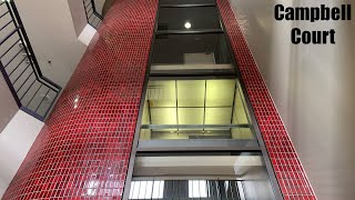 Glass Westinghouse Hydraulic Elevator @ Campbell Court - Roanoke, VA