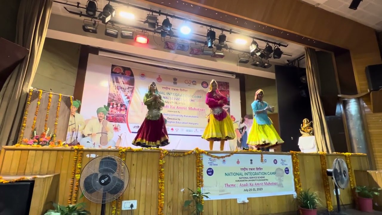 Awesome performance on the Song Charo aur hogi Hariyali in NSS NIC @KUK (Song by State NSS Cell)