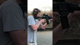 PA-15 with Franklin Armory Binary trigger first test fire #gun #shooting #binary  #legal