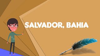What is Salvador, Bahia Explain Salvador, Bahia, Define Salvador, Bahia, Meaning of Salvador, Bahia