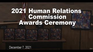 Human Relations Commission Awards - Dec 7, 2021