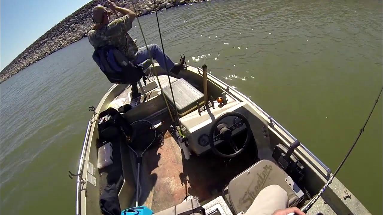 Lake Tawakoni fishing (White bass and Crappie) 