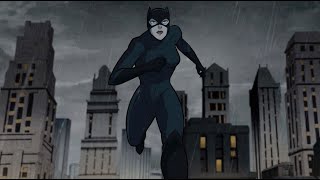 Catwoman Chasing Scene Batman The Long Halloween Part One Batman Chasing Catwoman