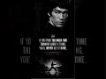 This Quote Hit Hard… 🖤 #brucelee #bruceleequotes #mindsetshift #millionairevibes #moneygoals #money