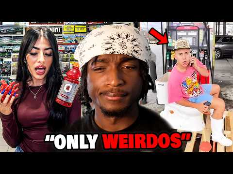 Types Of WEIRD People You'll See In Gas Stations...