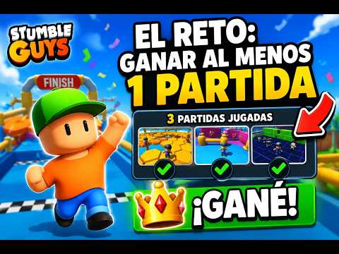 🎮 Solo tenía 3 Partidas para Ganar en Stumble Guy