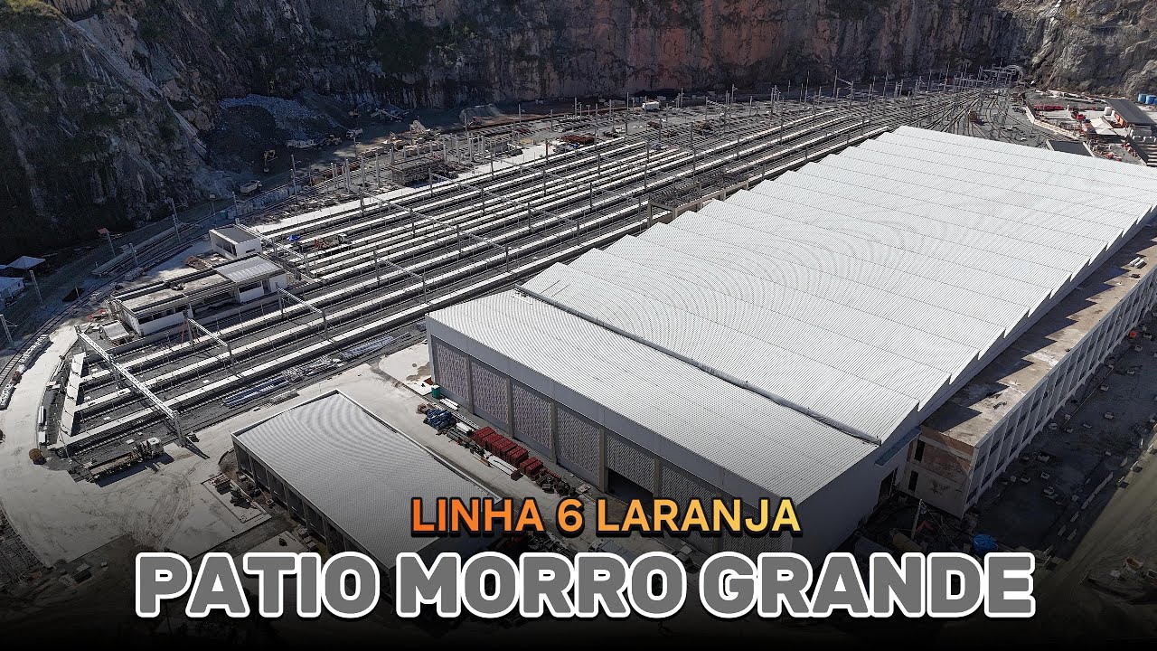 Obras da Linha 6 Laranja - Pátio Morro Grande - Parte 2