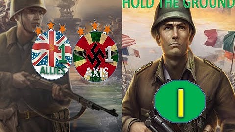 World Conqueror 3 allies 1 axis 1 Patriotic War, Blitzkrieg *Bronze* and Hold the ground I Bronze