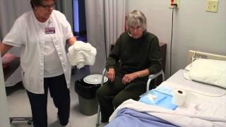 Collecting a routine urine specimen