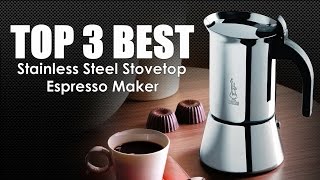 Stainless Steel Stovetop Espresso Maker 