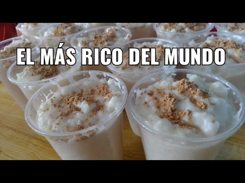 Arroz con leche para vender en vasitos incluye presupuesto( postres para vender en vaso )