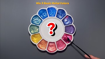 Create 10 Harmonious Metal Colors from Just 3 Basic Metal Colors || Color Nood