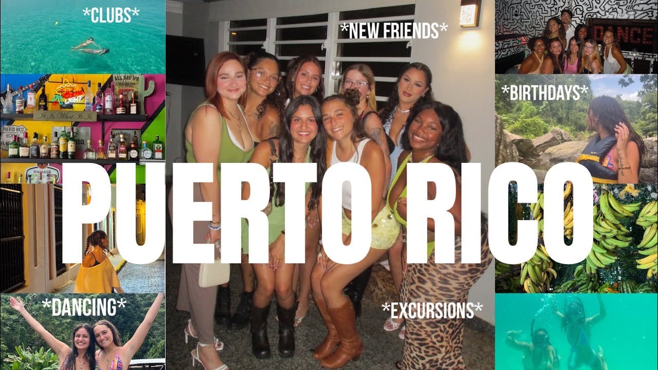 PUERTO RICO I *get excited for fun excursions, new friends, fit checks, & bday celebrations🏝️🩴🎂*