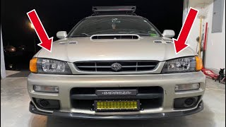 Spec-D Tuning 1995-2001 Subaru Impreza Factory Style Headlight Install