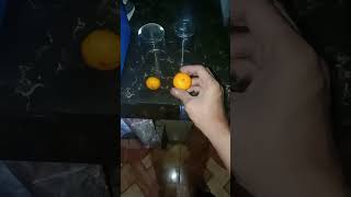 Telekinesis on Orange under the glass