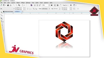 Create 3D Logo using polygon tool in coreldraw | Tutorial Urdu / Hindi