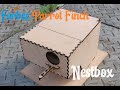 Parrot finch and Forbes Parrotfinch Laser Cut Nestbox Assembly