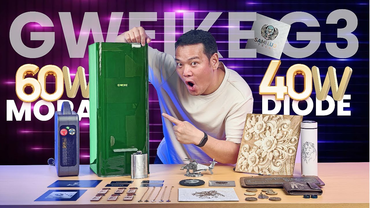 GWEIKE G3 Review: Dual Laser Beast with 60W MOPA + 40W Diode!