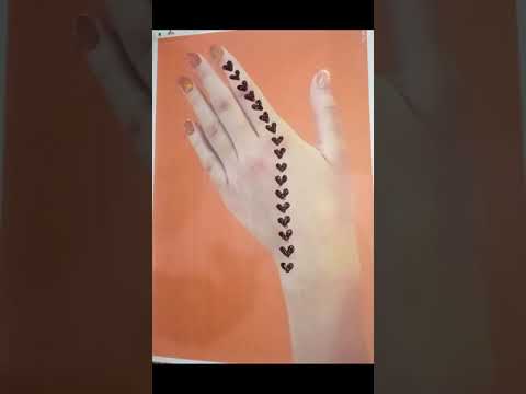 Easy Simple Mehndi Design Cotton Bud Mehndi Design |Arabic Mehndi Design |Hina Art And Vlogs