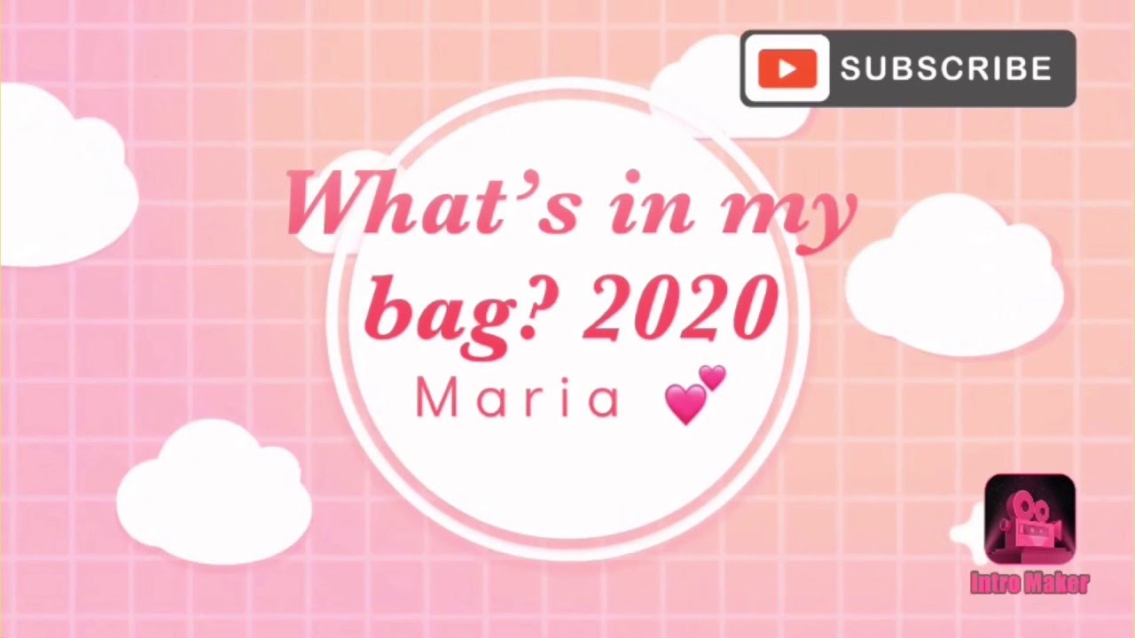 What’s in my bag 2020 whatsinmybag2020 newyoutubertag 