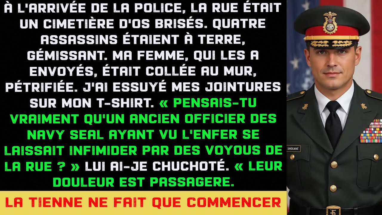 Ma femme a envoyé quatre tueurs à gages à mes trousses. Je les ai renvoyés brisés.