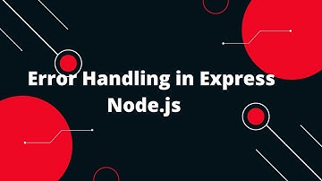 Nodejs Express & MongoDB Tutorial in Hindi #17 Error Handling in Express Node.js 🚫