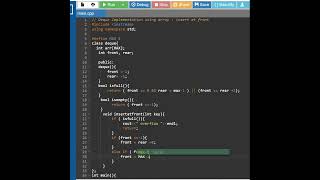 Insert at Front in Deque using array #dsa #datastructuresandalgorithms #learnwithprc #dsatutorial