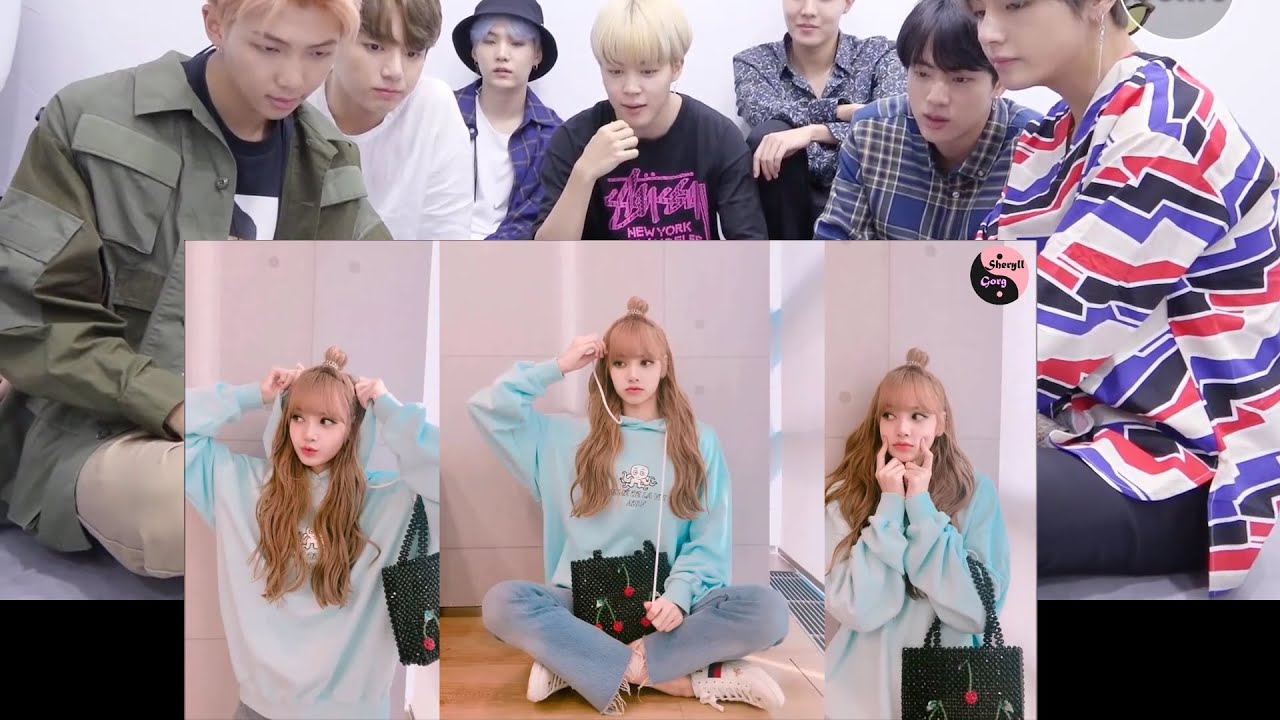 BTS Reaction LOVE WITH LISA IN JUST 4 MINUTES !  FMV