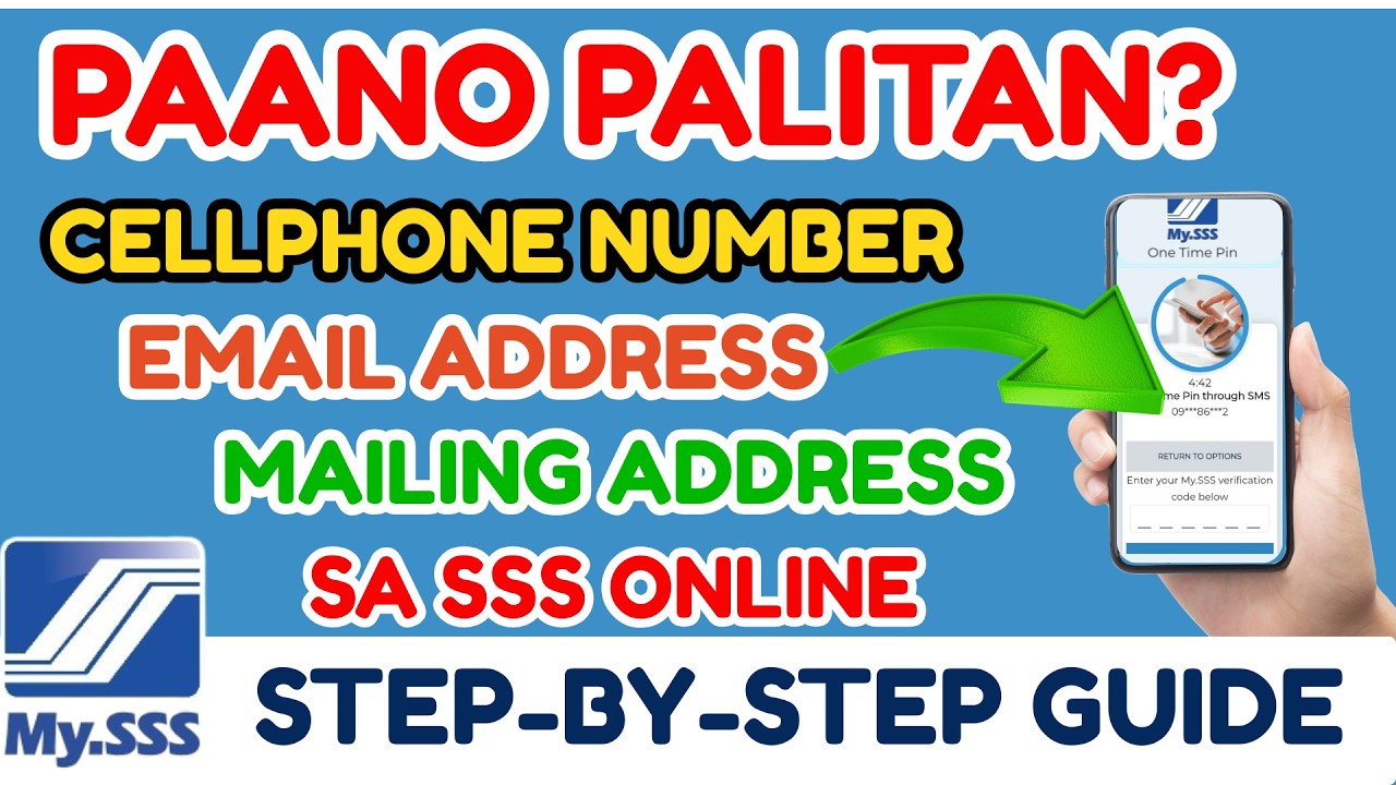 How to Update Cellphone Number in SSS Online | How to Change information in SSS online UPDATED 2026