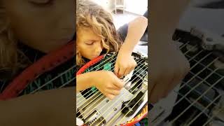 Learning to String a Tennis Racquet