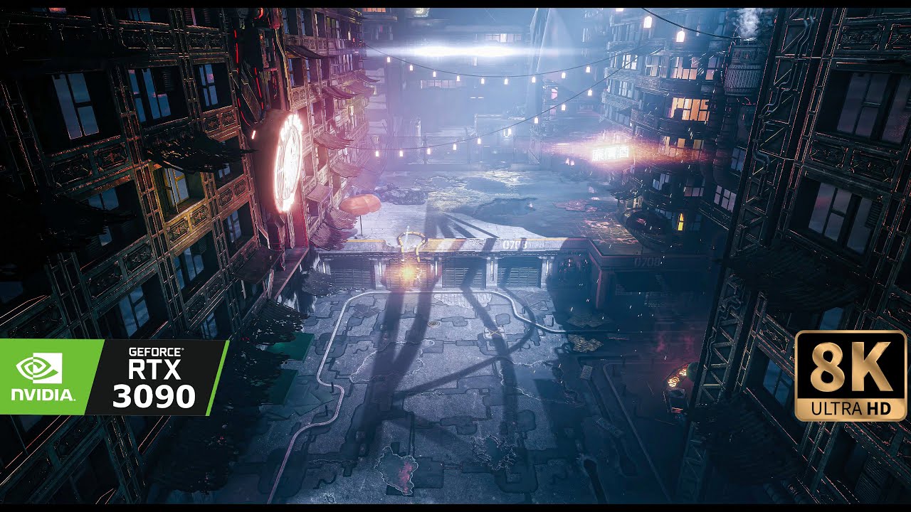8K Ghostrunner on RTX 3090 - Oakstream reshade - RAYTRACING - ULTRA GRAPHICS SHOWCASE