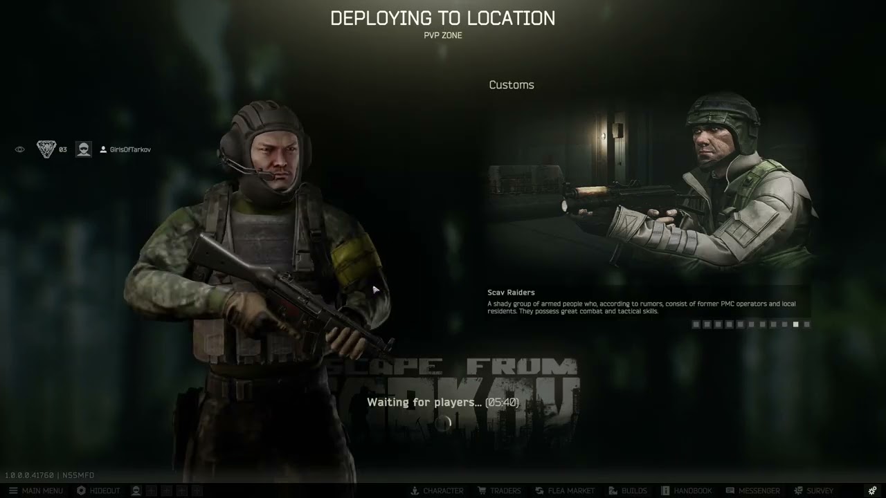 Tarkov 1.0  -  Mission:  Survive & Extract from Customs Map ,