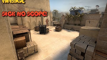 CSGO - Sick noscope through smoke!