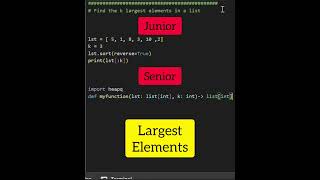 Junior Vs. Senior Developer #coding #programming #python #shorts