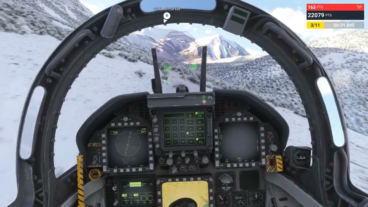 Yanert Glacier low altitude race back to 1st rank with 187371 points Microsoft Flight Simulator 2024