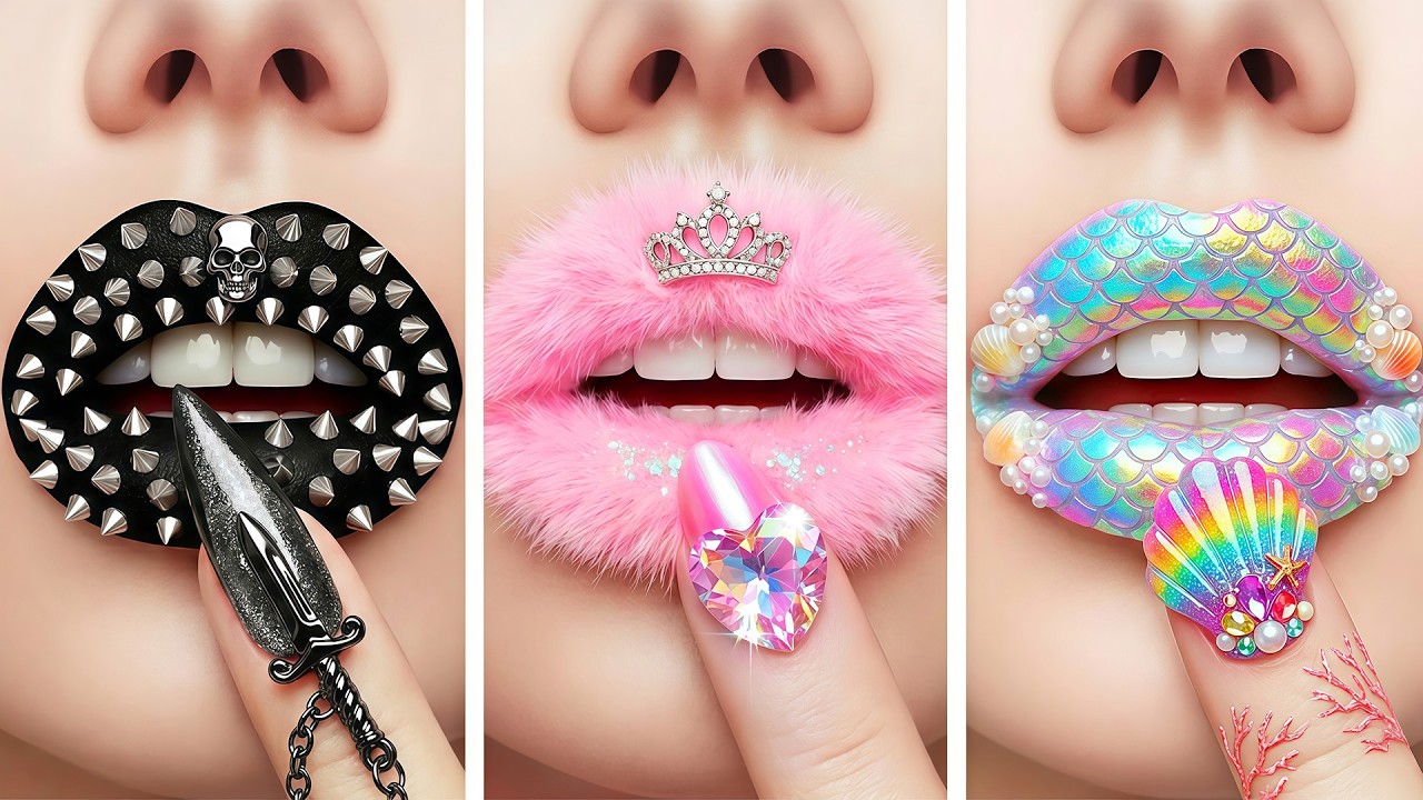 ソフト vs ゴス vs ラグジュアリー マーメイド大変身 🔥 ゴージャスなマーメイド変身アイデア｜Hana Teens Japanese