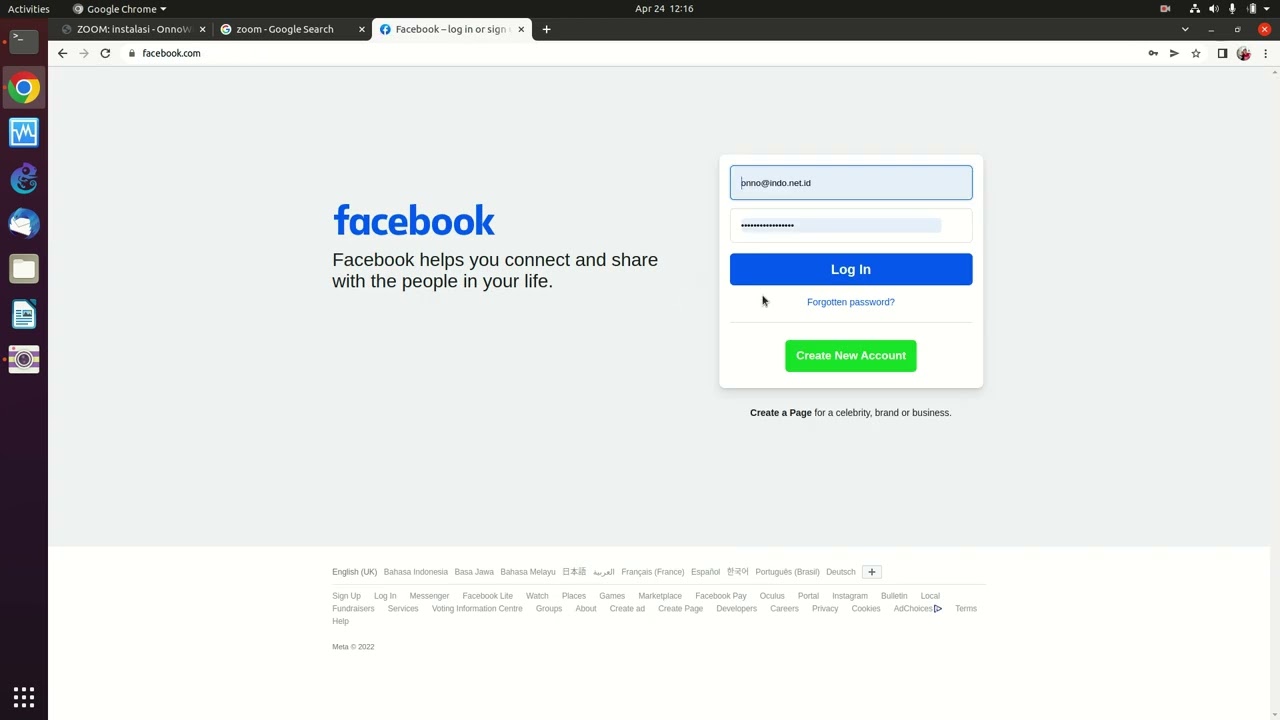 20220424 install zoom di ubuntu 20.04 - youtube