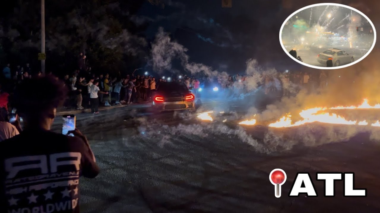 4th Of July In Atlanta Got WILDD !!! Insane Street Takeover - YouTube