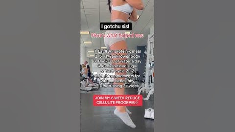 8 ways to reduce the look of cellulite #cellulite #bodytransformation #shorts