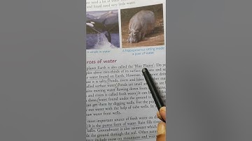 Class III EVS Chapter-17 *Water : Importance and Uses* (2nd part)