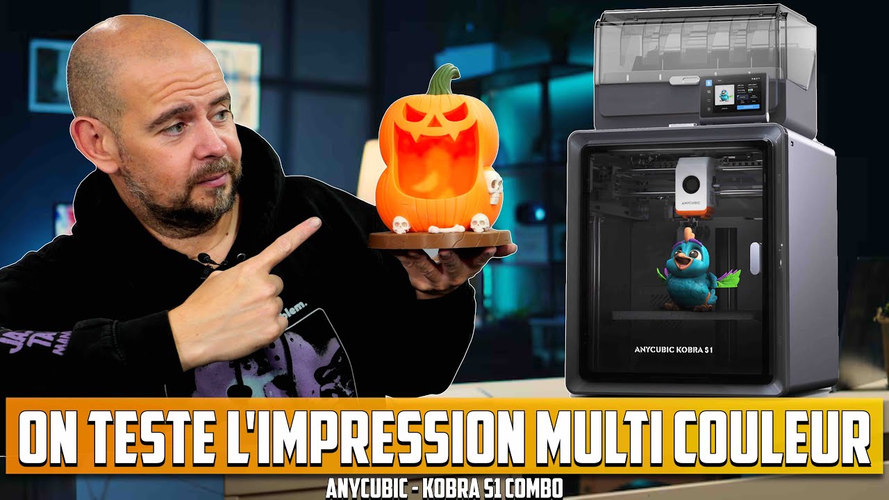 L'impression PLA Multi Couleur, Ca vaut quoi ?  Test Anycubic S1 Combo