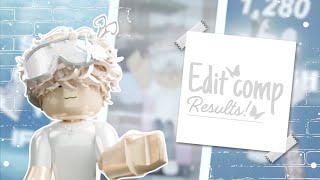 || 7K SUBSCRIBER ROBLOX EDIT COMPETITION RESULTS💫✨️ ||