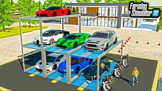 VALET PARKING LIFT FOR MILLIONAIRES! ($3,000,000 SUPERCAR) | FS22 screenshot 4