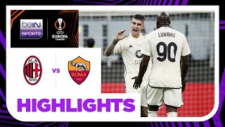 AC Milan 0-1 Roma | Europa League 23/24 Match Highlights