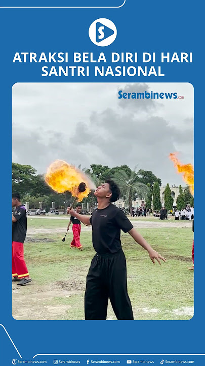 Martial Arts Performance on National Santri Day