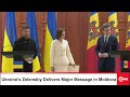 LIVE: Ukraine’s Zelenskiy Delivers Major Message in Moldova | AC15