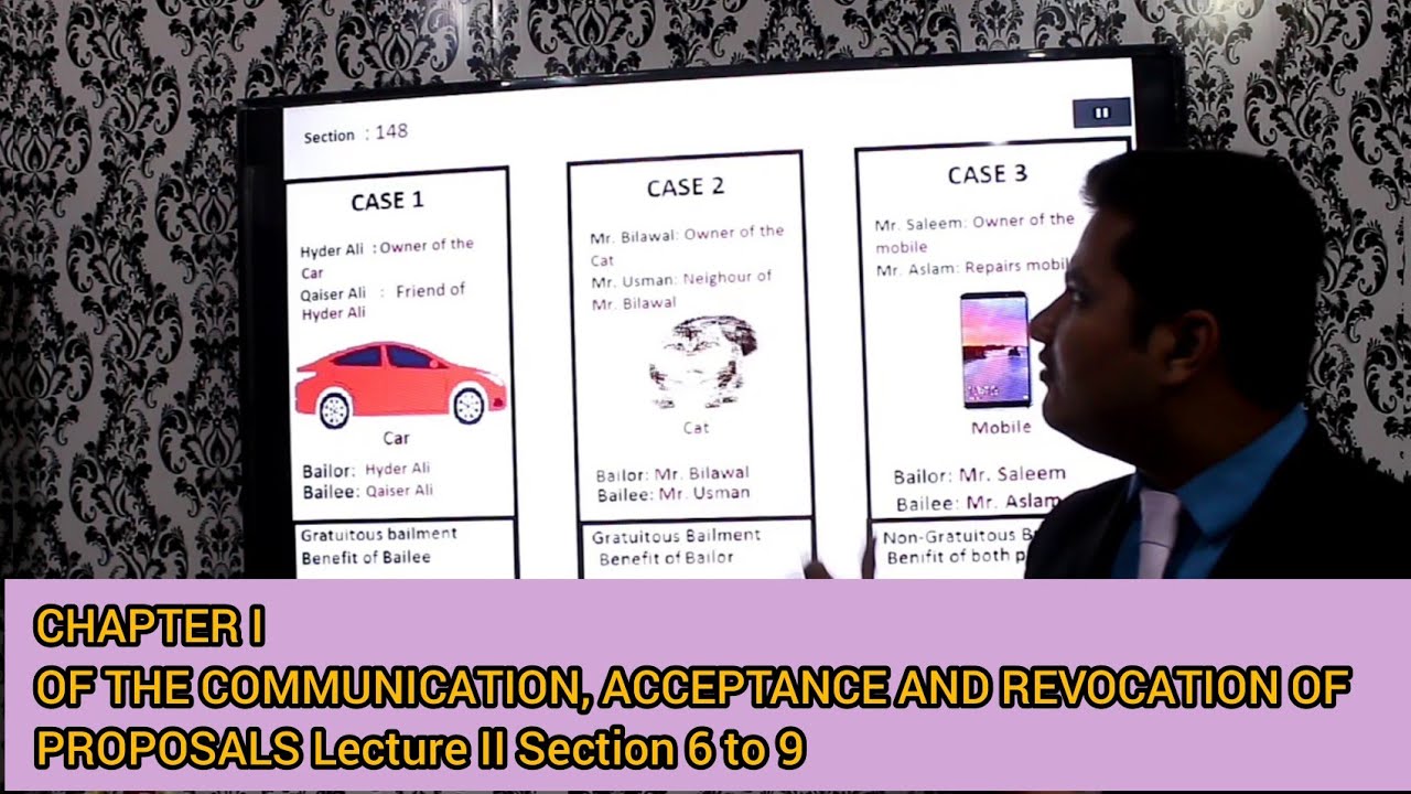 Section 6,7,8,9 of Contract Act 1872